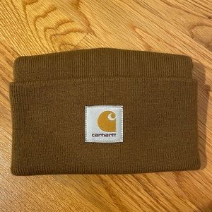 Brown Carhartt knit cuffed beanie (never worn)